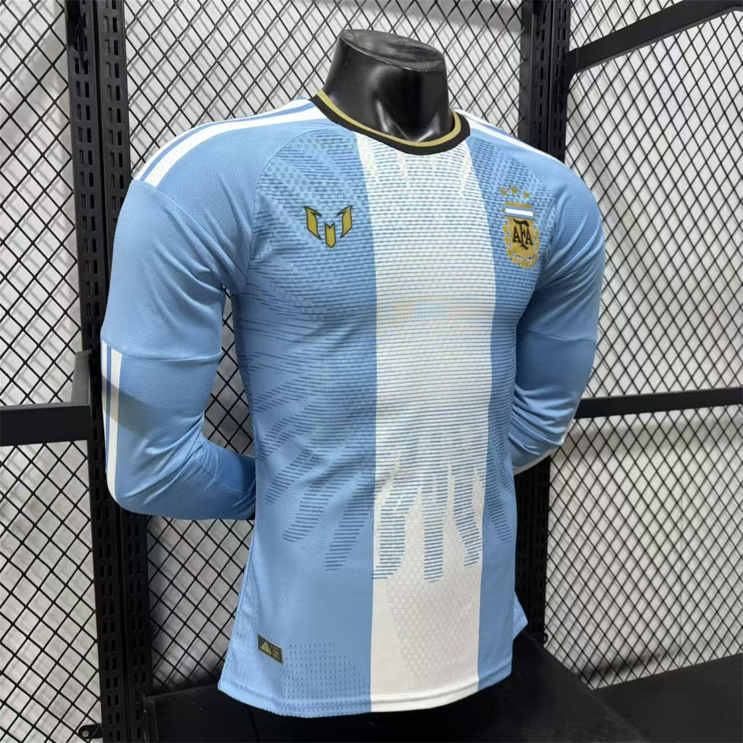Argentina 2026 Messi Last Match Long Sleeves Special Jersey - Player Version - UnitedFutballJersey