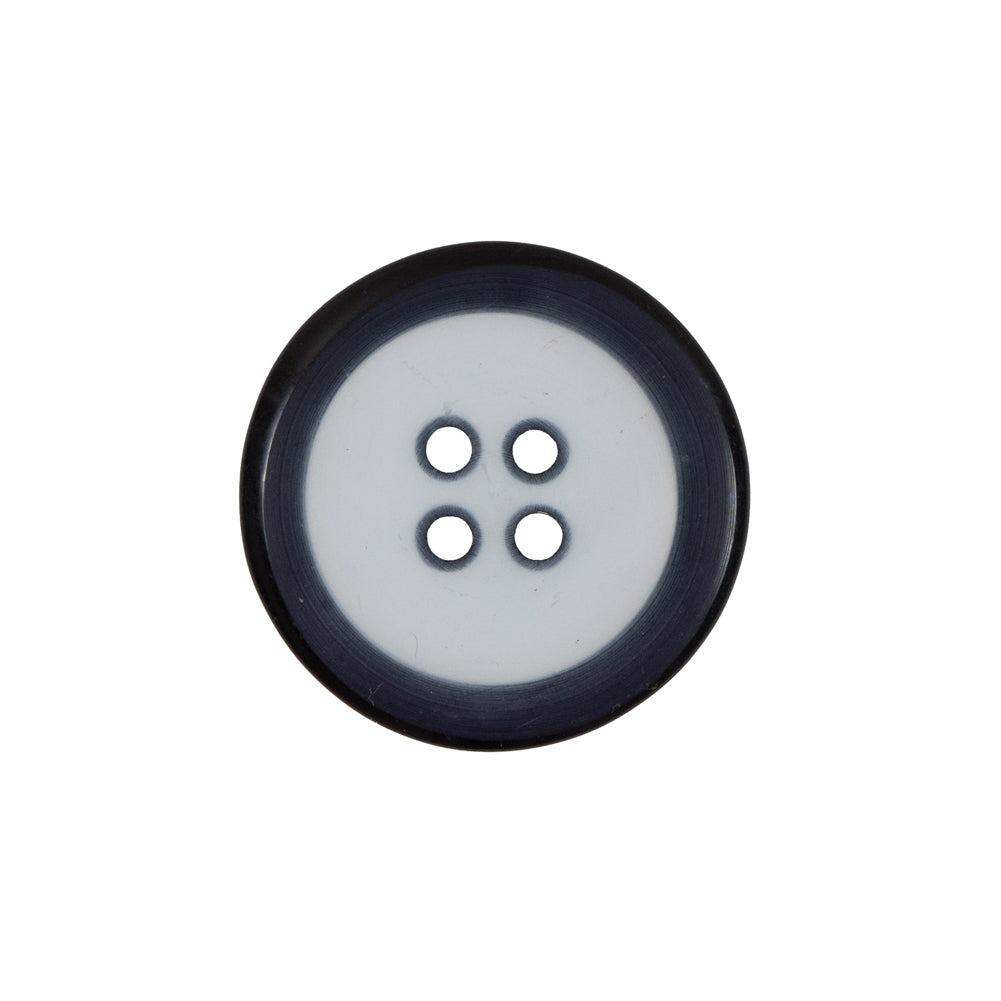 Clear and Black 4-Hole Plastic Button - 36L/23mm - Joann Fabrics