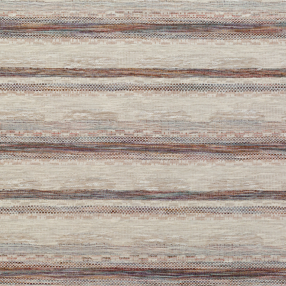 Beige and Rust Striped Cotton Tweed - Joann Fabrics