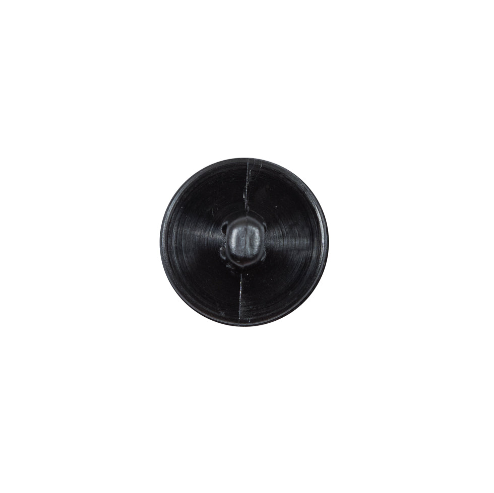 Italian Black Textured Shank Back Plastic Button - 20L/12.5mm - Joann Fabrics