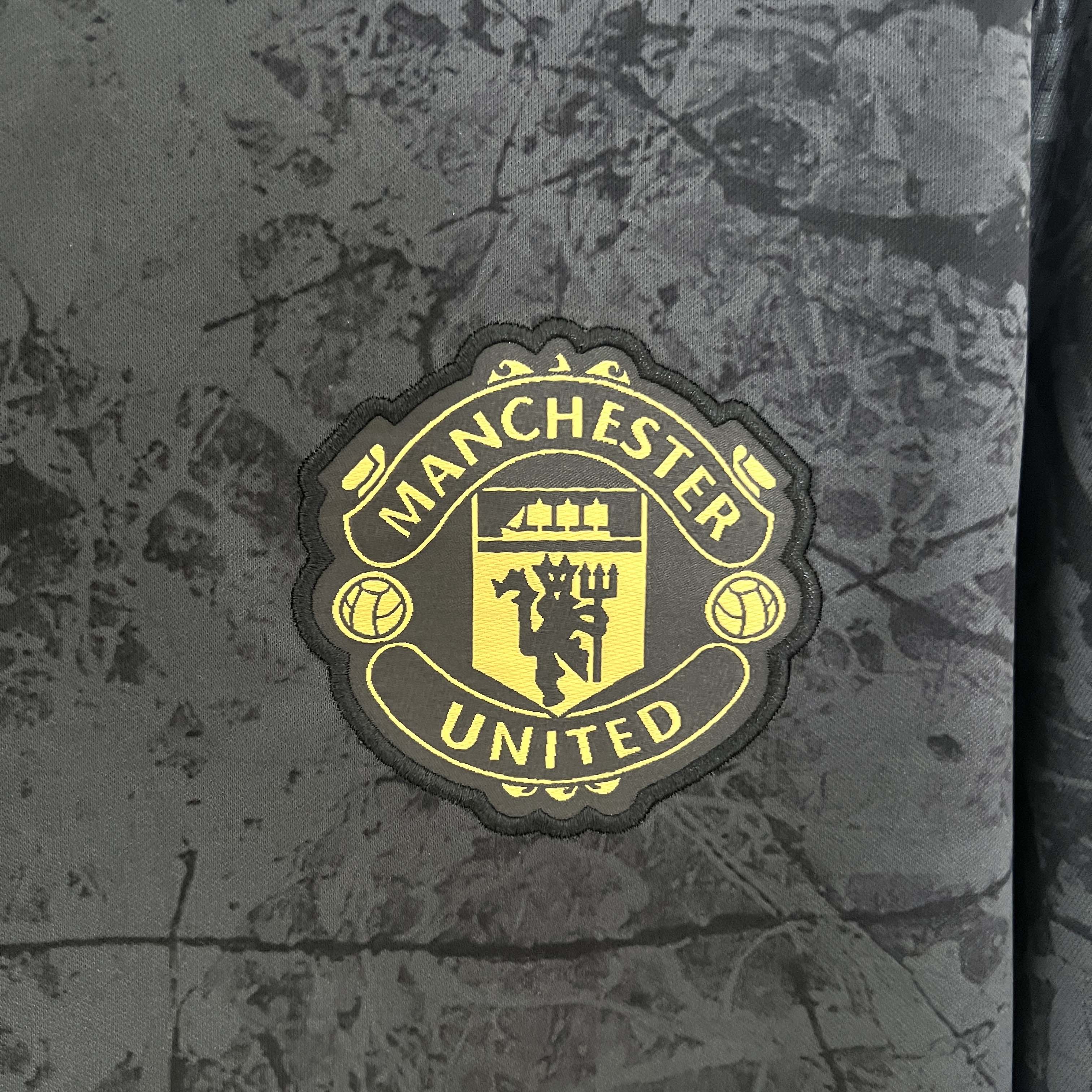 2024/2025 Manchester United Special Edition Black Football Shirt 1:1 Thai Quality