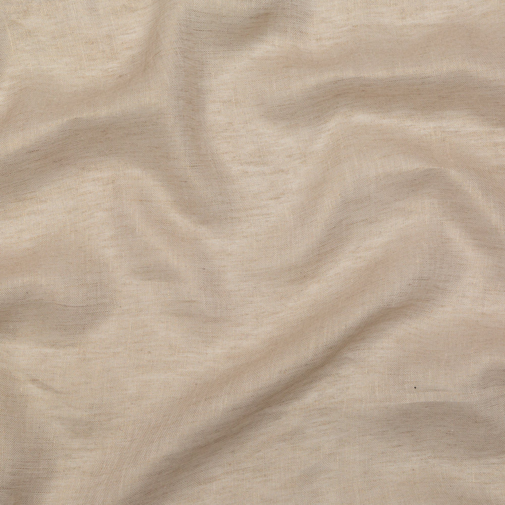 Linen Scrim with Metallic Foil - Gold on Oatmeal - Talatha Collection - Joann Fabrics