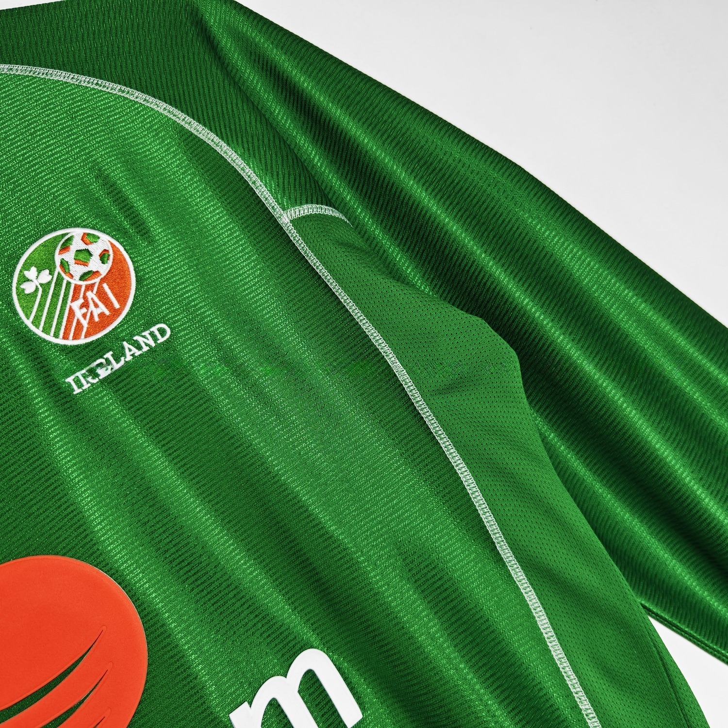 Retro Ireland 2002 Home Long Sleeves Jersey - UnitedFutballJersey