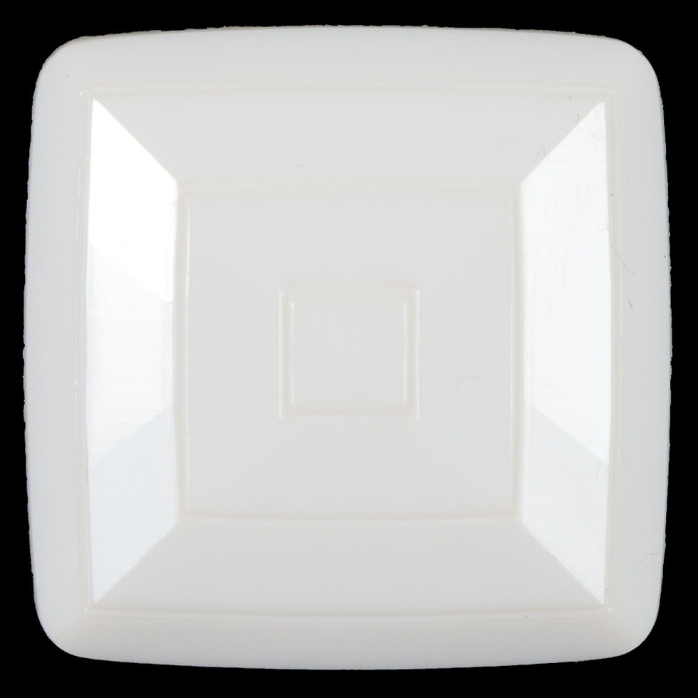 Italian Ivory Square Plastic Shank Back Button - 64L/40.5mm - Joann Fabrics