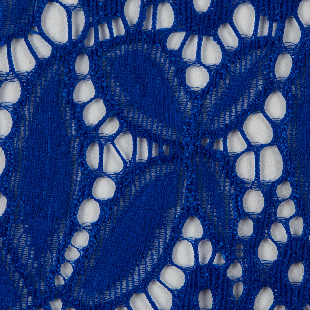Stretch Lace - Royal Blue Floral - Katerina Collection - Joann Fabrics