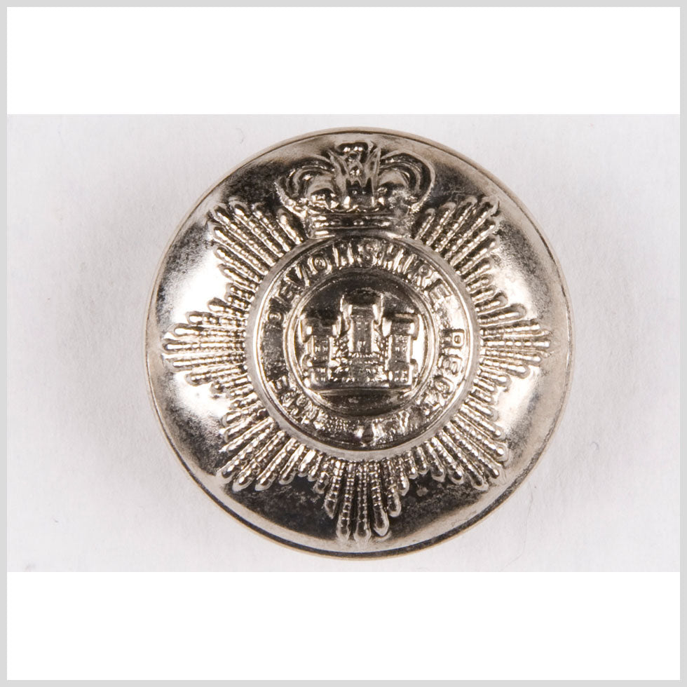 Silver Metal Coat Button - 30L/19mm - Joann Fabrics