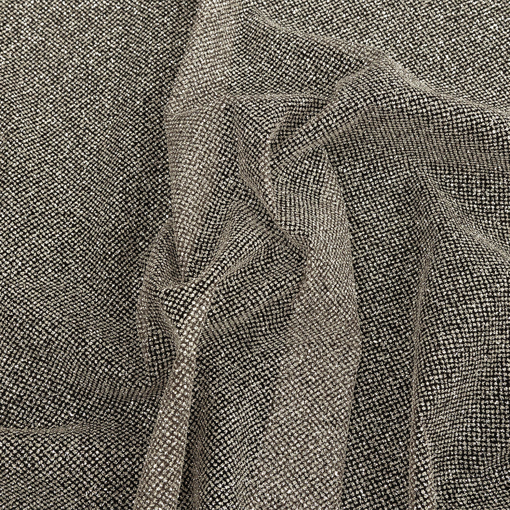 Tulle with Metallic Platinum Glitter - Brown - Platina Collection - Joann Fabrics