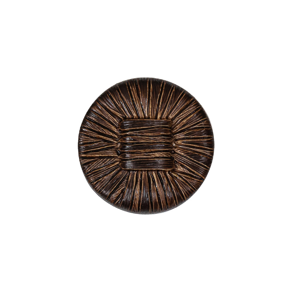 Warm Brown Raffia Knot Shank Back Plastic Button - 32L/20mm - Joann Fabrics