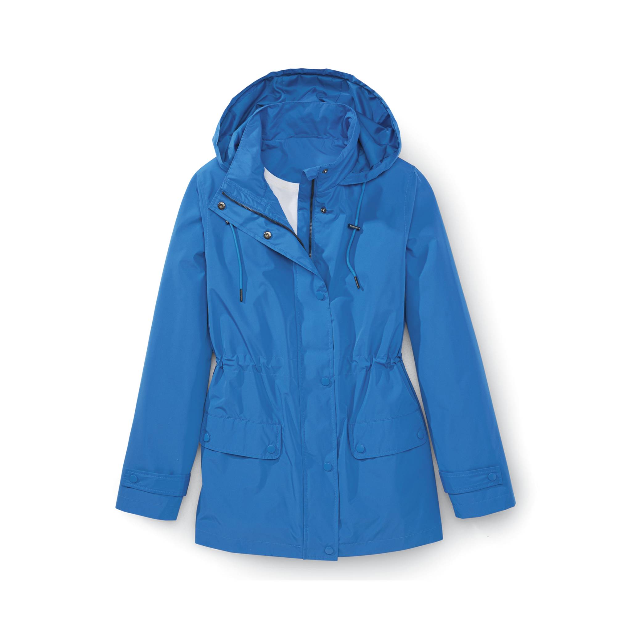Water-Resistant Hooded Jacket, Zip-Front, Snap Pockets - Northstyle Catalog