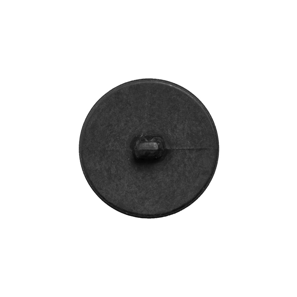 Italian Black Wavy-Taxtured Plastic Shank Back Button - 24L/15mm - Joann Fabrics