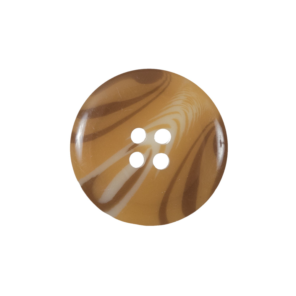 Brown and Beige Plastic Button - 36L/23mm - Joann Fabrics