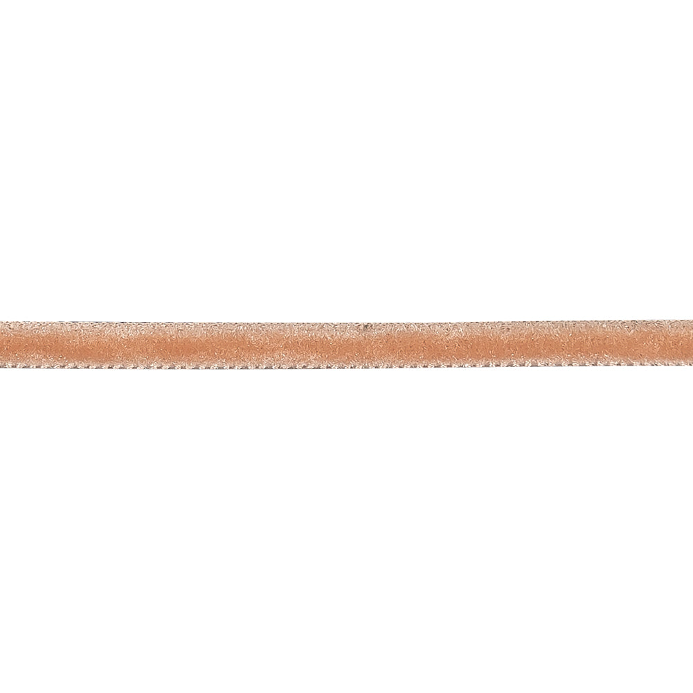 Coral Sands Single Face Velvet Ribbon - 0.125