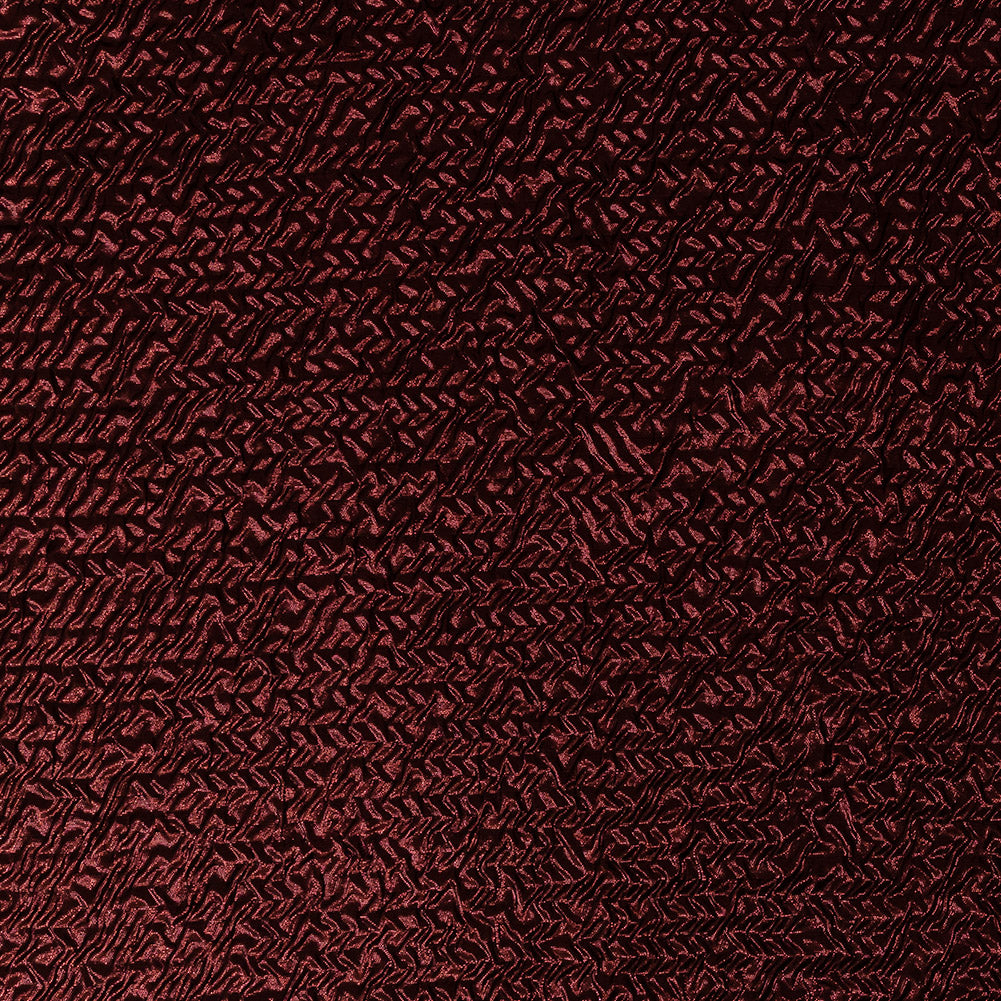 Capella Metallic Sceptre Red Wavy Luxury Brocade - Joann Fabrics