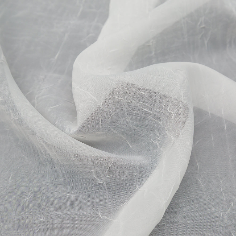Wrinkled Drapery Sheer Fabric - Ivory - British Imported - Joann Fabrics