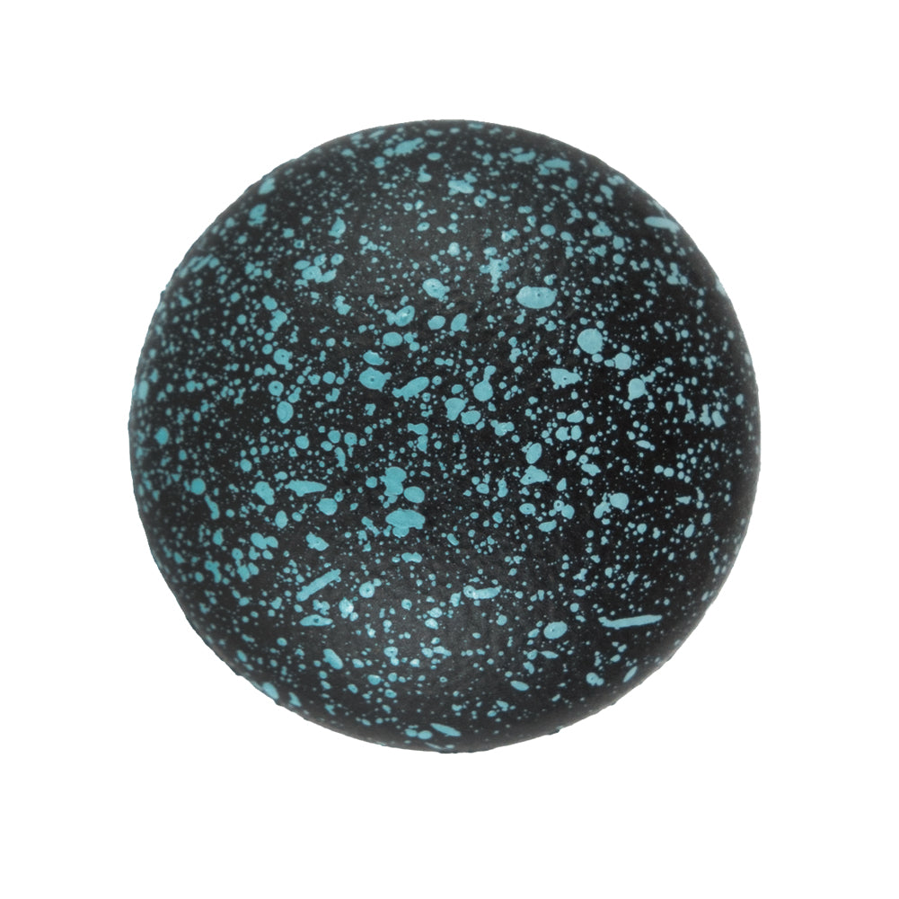 Italian Black and Sky Blue Speckled Plastic Button - 44L/28mm - Joann Fabrics