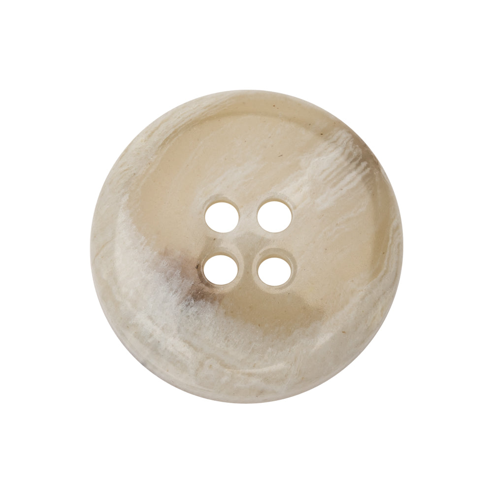Ivory Streaked Rolled Rim Plastic 4-Hole Button - 40L/25.5mm - Joann Fabrics