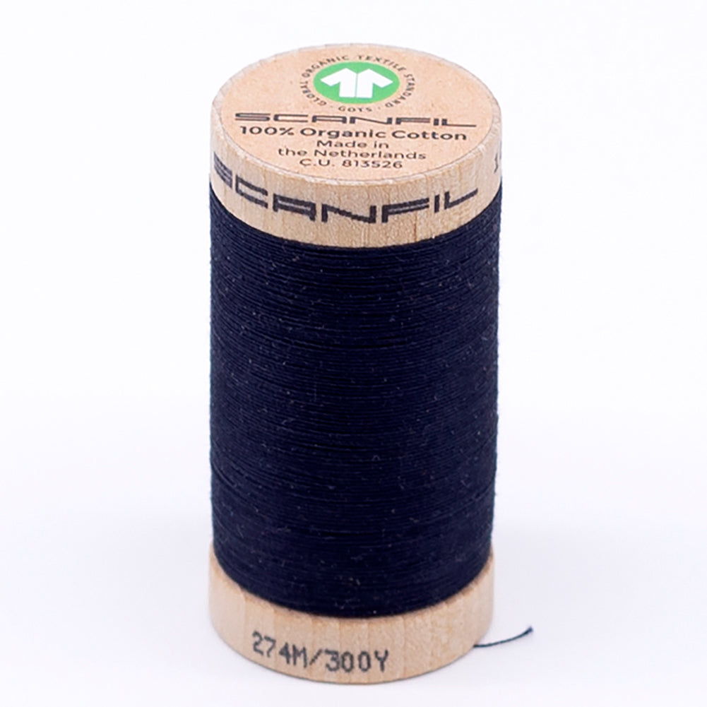 SCANFIL® 30wt Organic Pima Cotton Thread 300 yds - 4818 Night Sky - Joann Fabrics