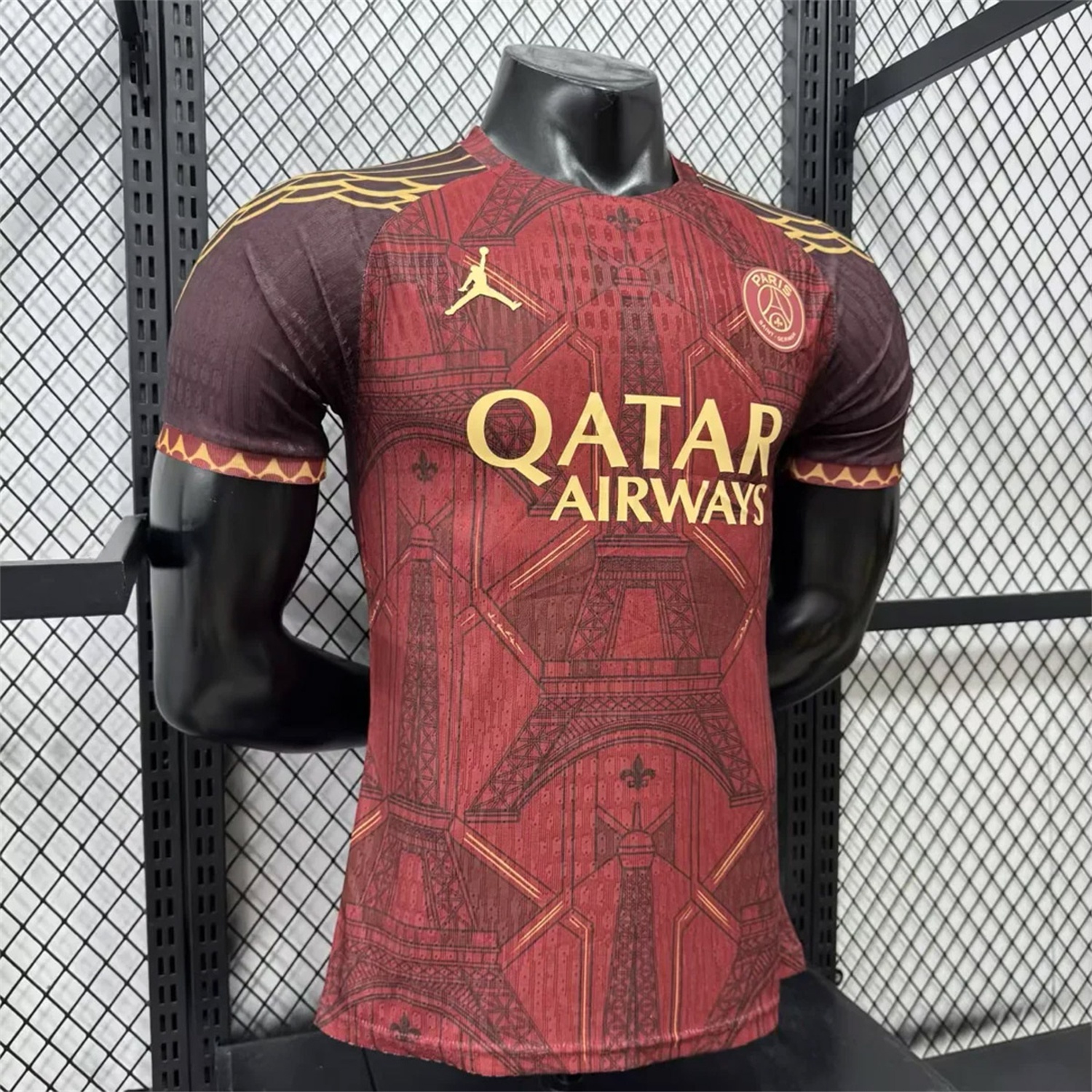Paris Saint-Germain PSG 25-26 Red Eiffel Tower Concept Special Jersey - Player Version - UnitedFutballJersey