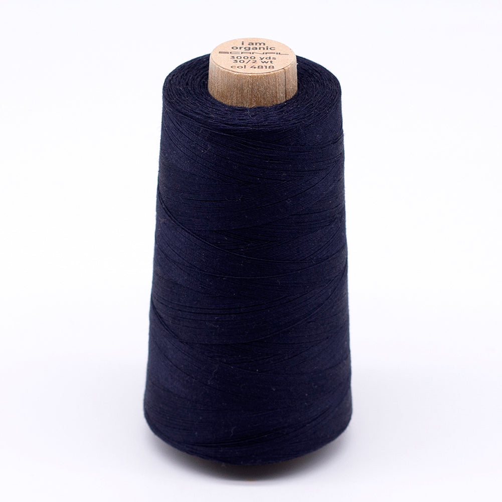 SCANFIL® 30wt Organic Pima Cotton Thread 3000 yd Cone - 4818 Night Sky - Joann Fabrics