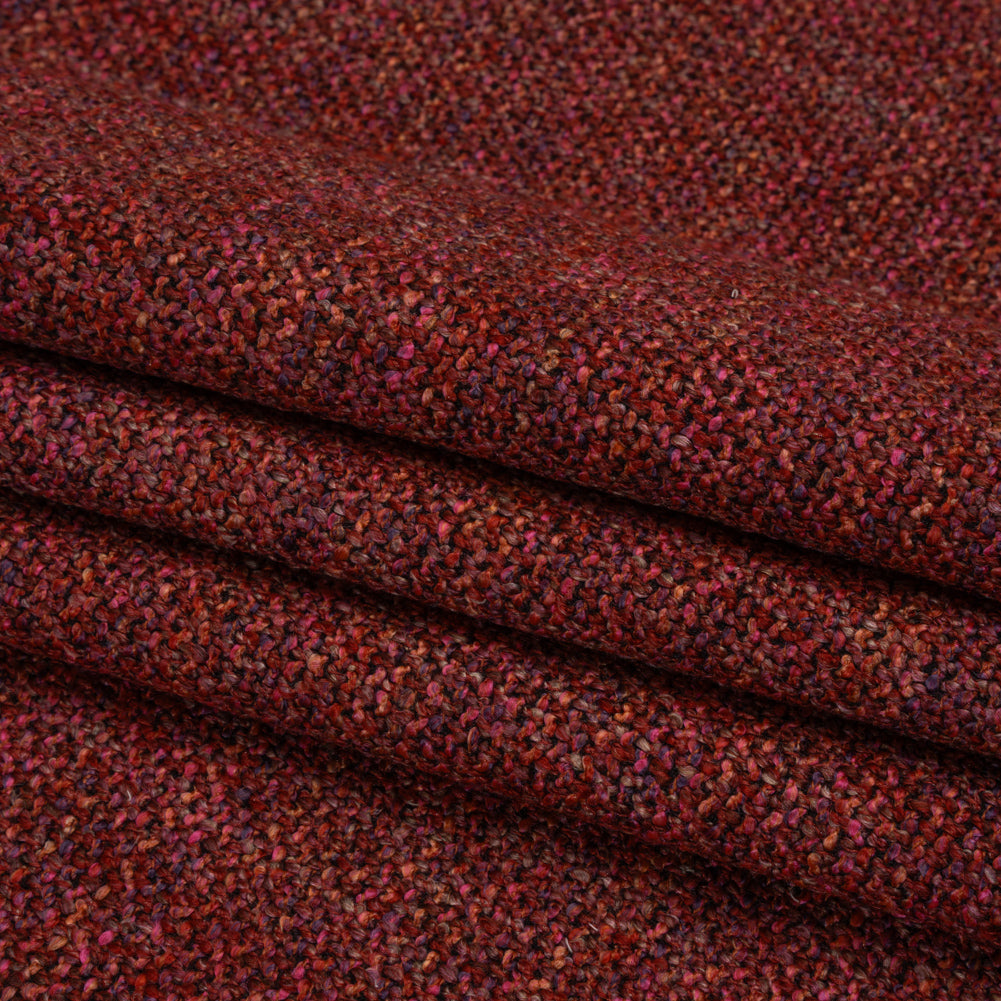 Acetate and Viscose Upholstery Tweed - Lipstick - Joann Fabrics