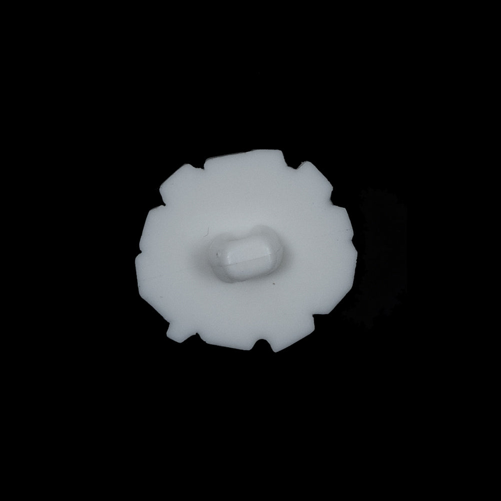 White Detailed Plastic Shank-Back Button - 28L/18mm - Joann Fabrics