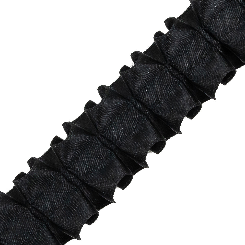 Italian Black Box Pleated Trimming - 1