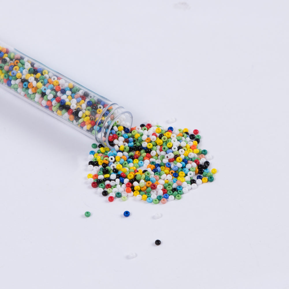 Opaque Multicolor Czech Seed Beads - Size 10 - Joann Fabrics