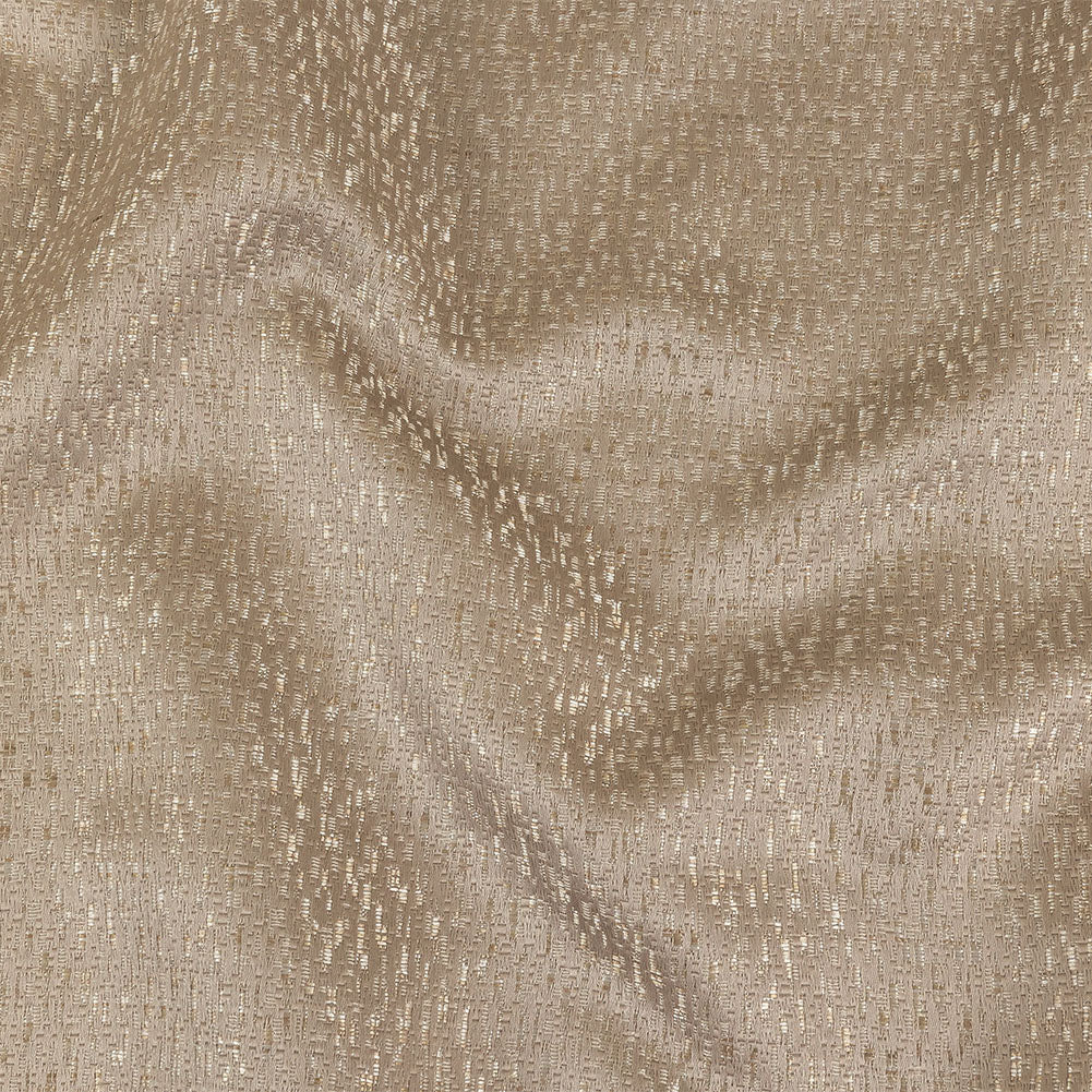 Metallic Drapery Jacquard - Stone Digital Spots - British Imported - Joann Fabrics