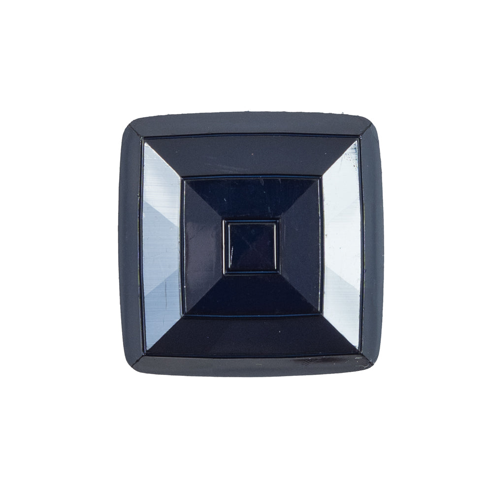 Italian Navy Square Plastic Button - 36L23MM - Joann Fabrics