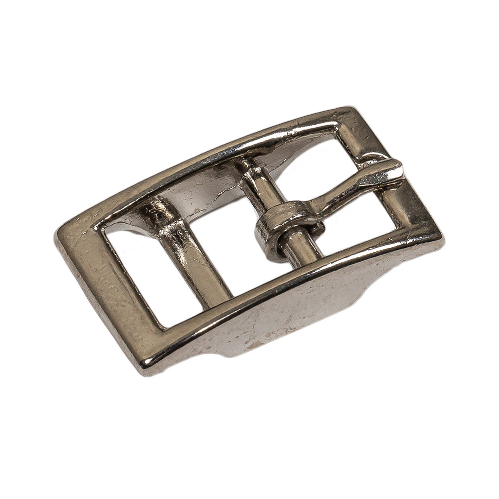 Silver Rectangular Metal Buckle - 0.5625