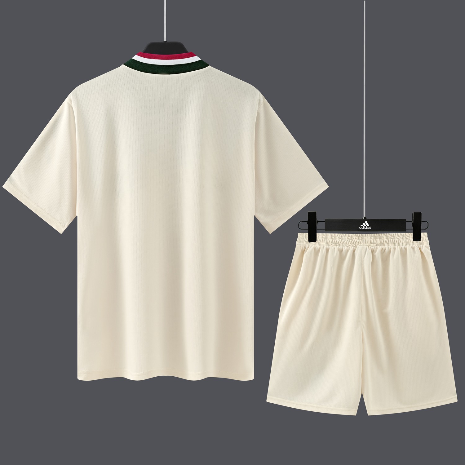 Real Madrid 26-27 Long Sleeve Training Set - White With Red Green - UnitedFutballJersey