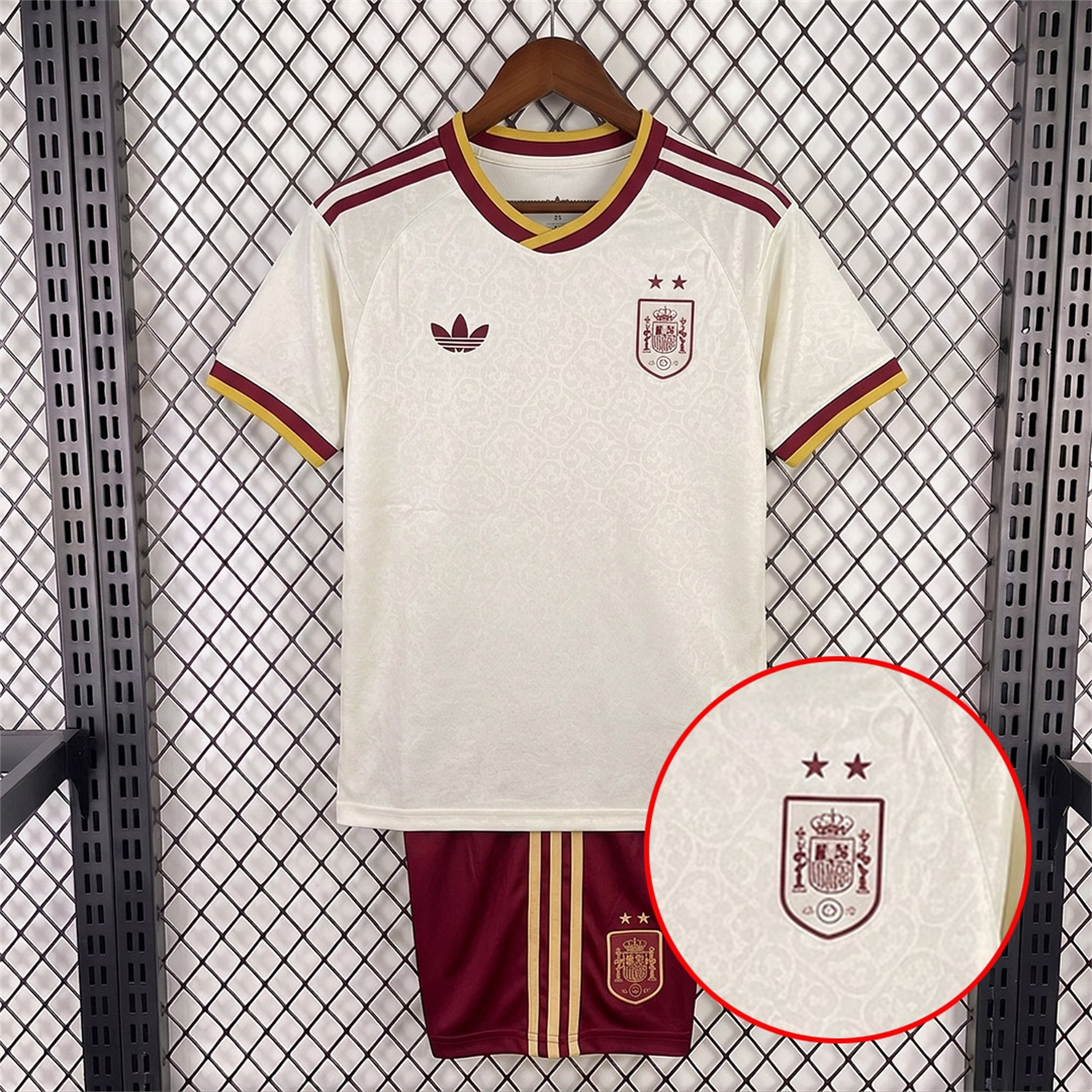 【Two-Crown Star】Spain 2026 Away Kids Kit - UnitedFutballJersey