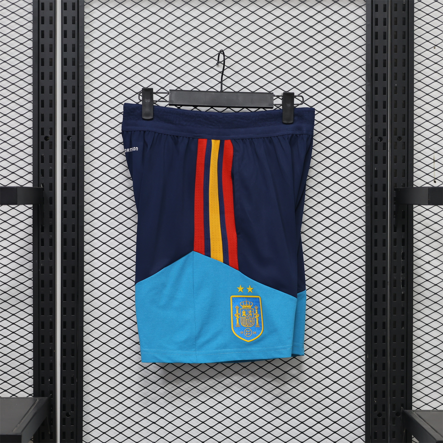Spain 2026 Blue Light BLue Training Shorts - Player Version - UnitedFutballJersey