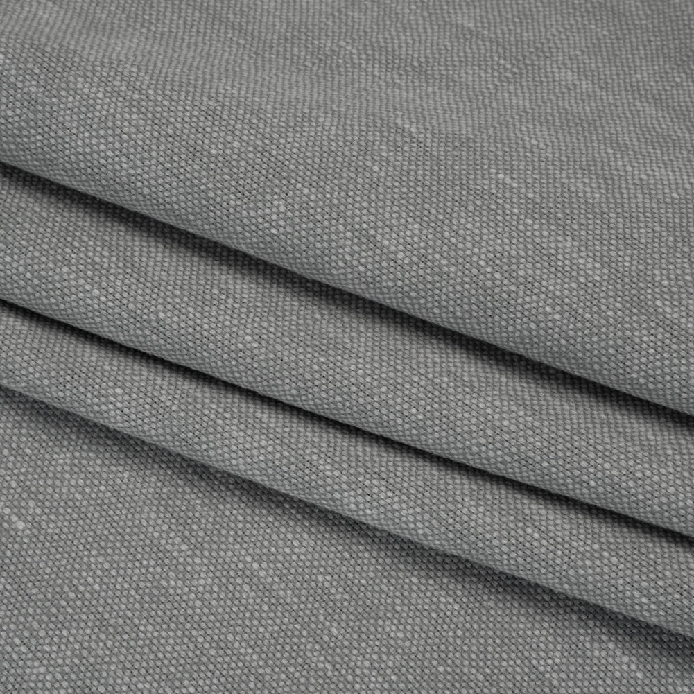 Slubbed Recycled Polyester Home Decor Woven - Silver Heathered - British Imported - Joann Fabrics