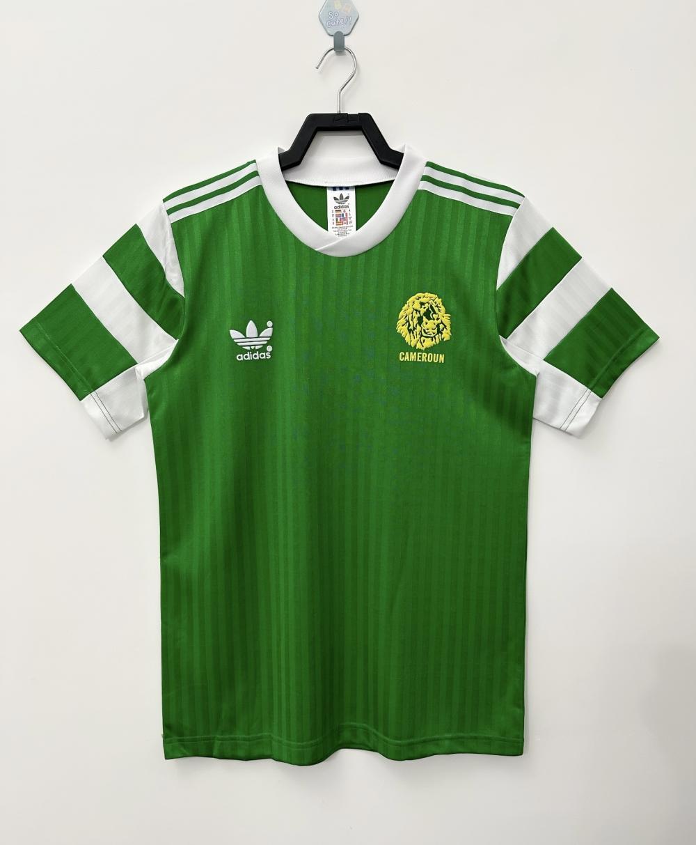 1990 Retro Cameroon Home Football Shirt 1:1 Thai Quality