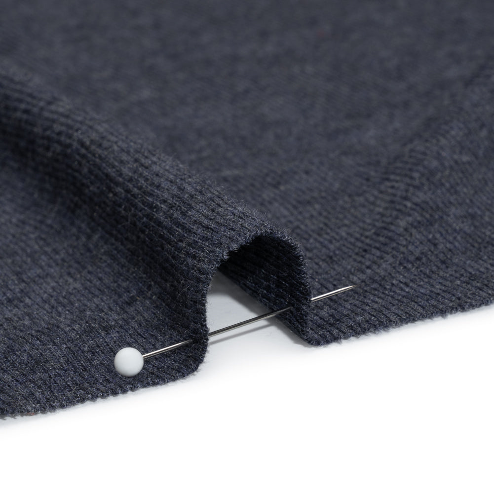 Cotton and Modal 1x1 Rib Knit - Heathered Navy Blue - Joann Fabrics