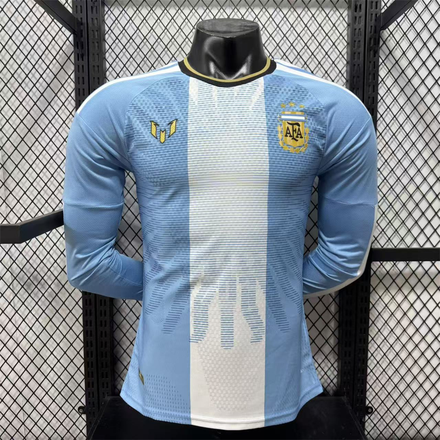 Argentina 2026 Messi Last Match Long Sleeves Special Jersey - Player Version - UnitedFutballJersey