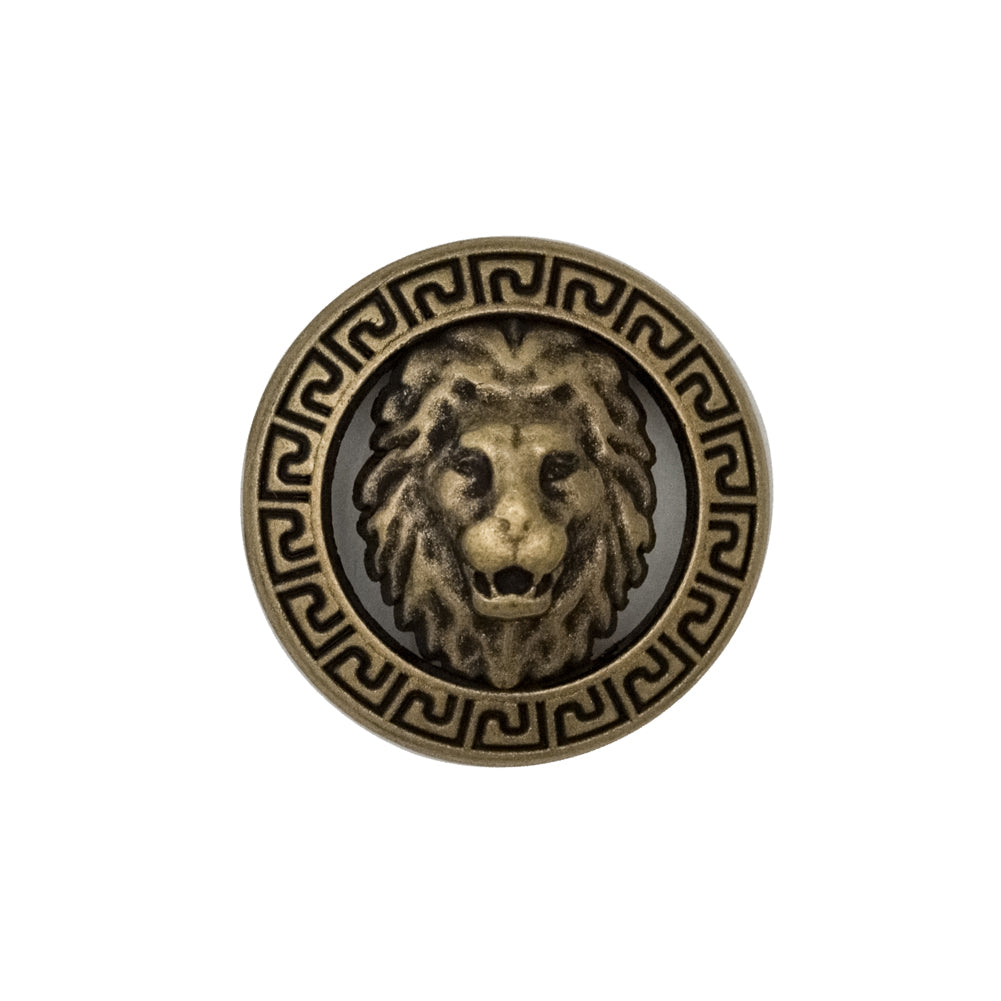 Italian Antique Gold Metal Crest Shank Button - 36L/23mm - Joann Fabrics