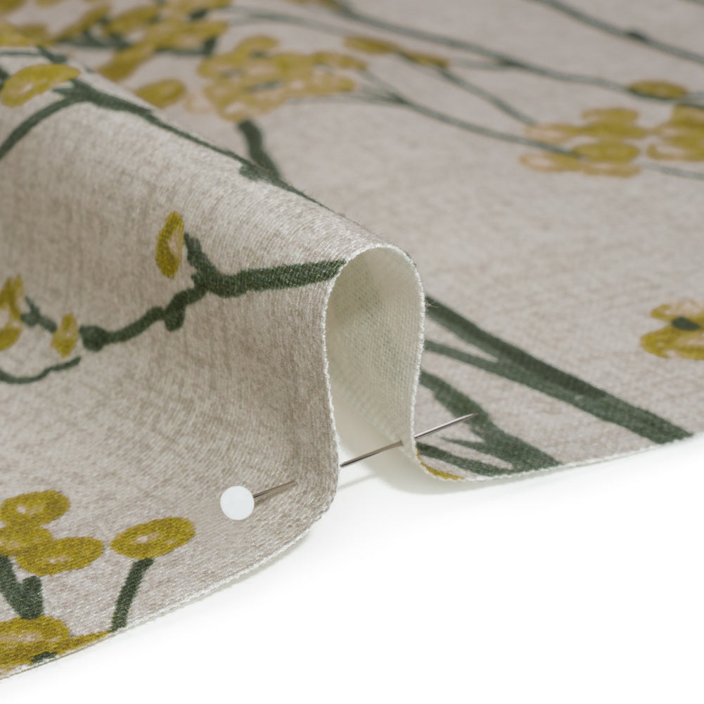 Cotton Canvas Print - Maize Berry Stems - British Imported - Joann Fabrics