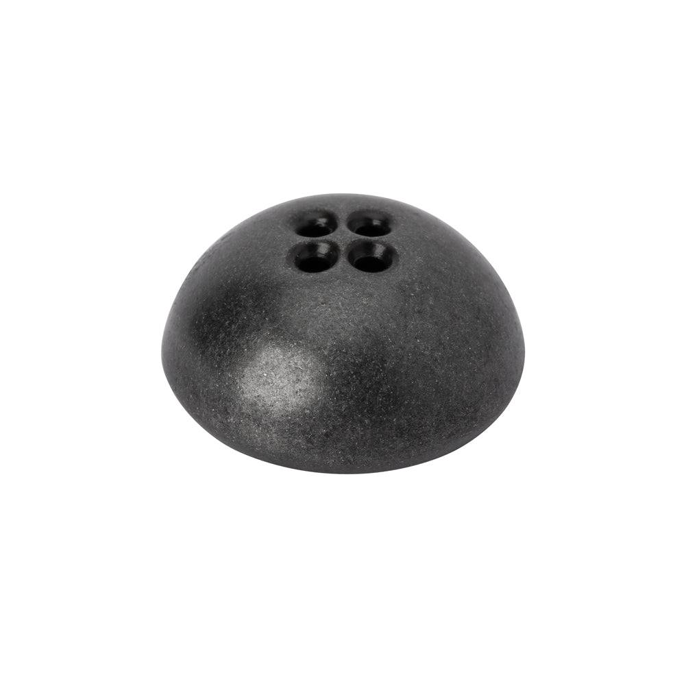 Metal 4-Hole Button - 36L/23mm - Gunmetal Gray Domed - Joann Fabrics