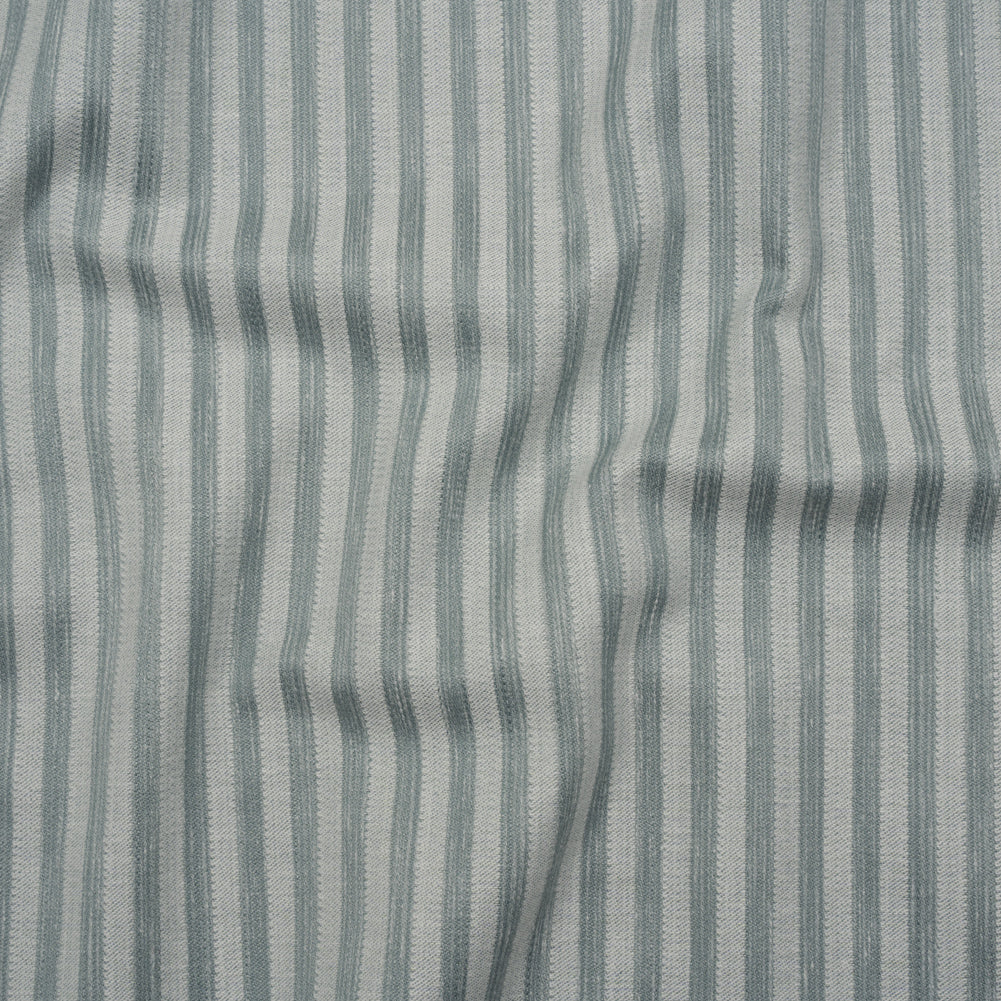 Cotton Blend Home Decor Jacquard - Bluebell Stripes - British Imported - Joann Fabrics