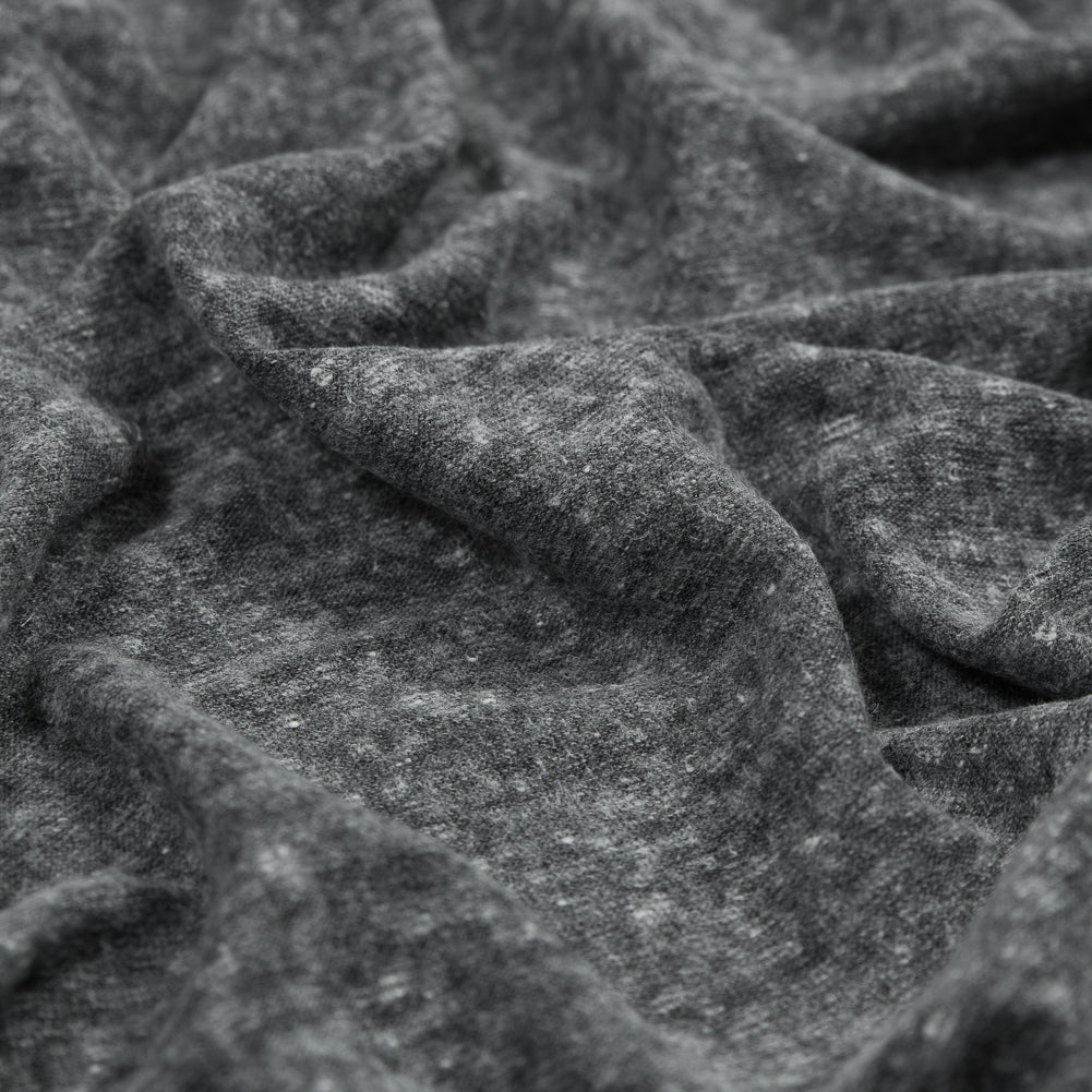 Heather Charcoal Linen and Polyester Knit - Joann Fabrics