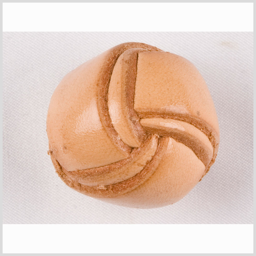 Natural Leather Button - 36L/23mm - Joann Fabrics