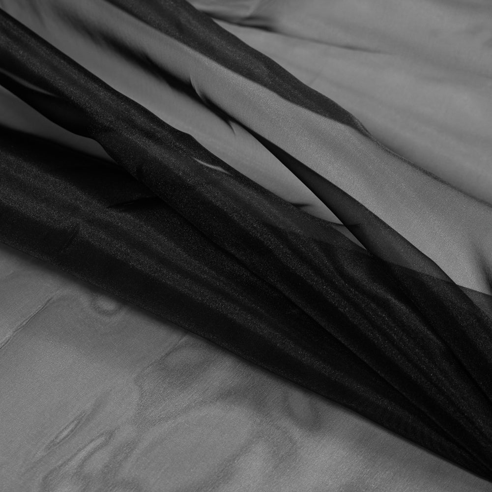 2-Ply Polyester Organza - Black - Zelda Collection - Joann Fabrics