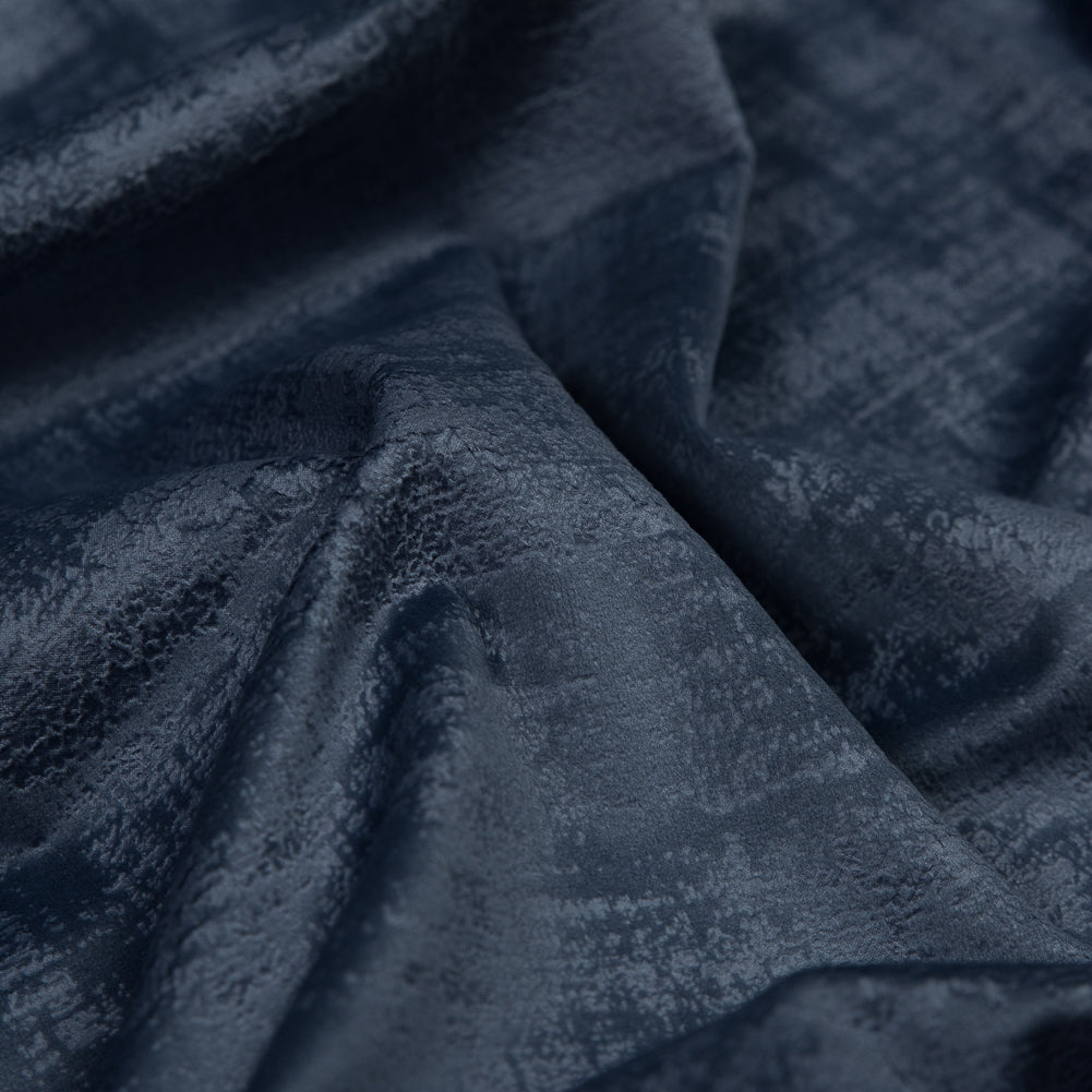 Embossed Textured Velvet - Denim - British Imported - Joann Fabrics