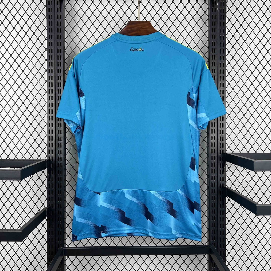 Spain 2026 Goalkeeper Blue Jersey - Fans Version - UnitedFutballJersey