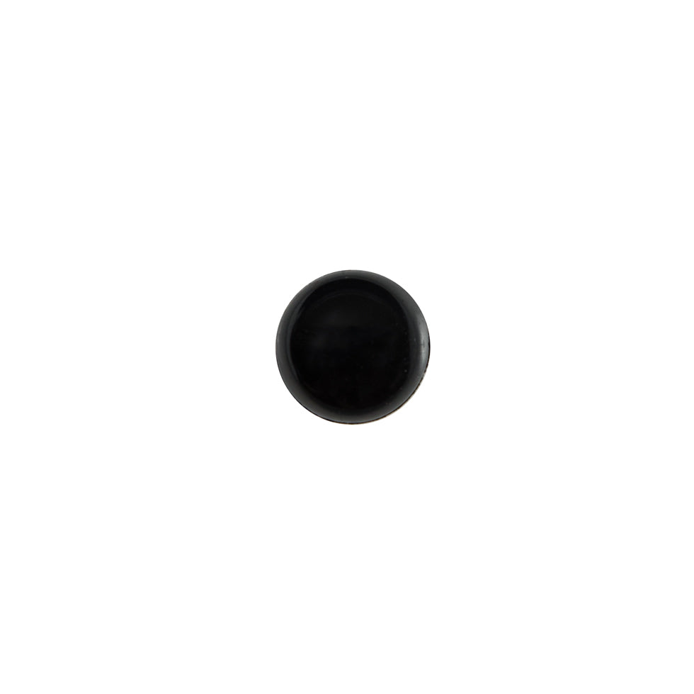 Black Domed Plastic Shank Back Button - 17L/10.5mm - Joann Fabrics