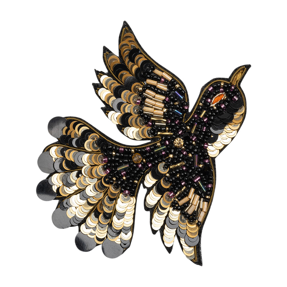 Sequins and Glass Beaded Applique, 4