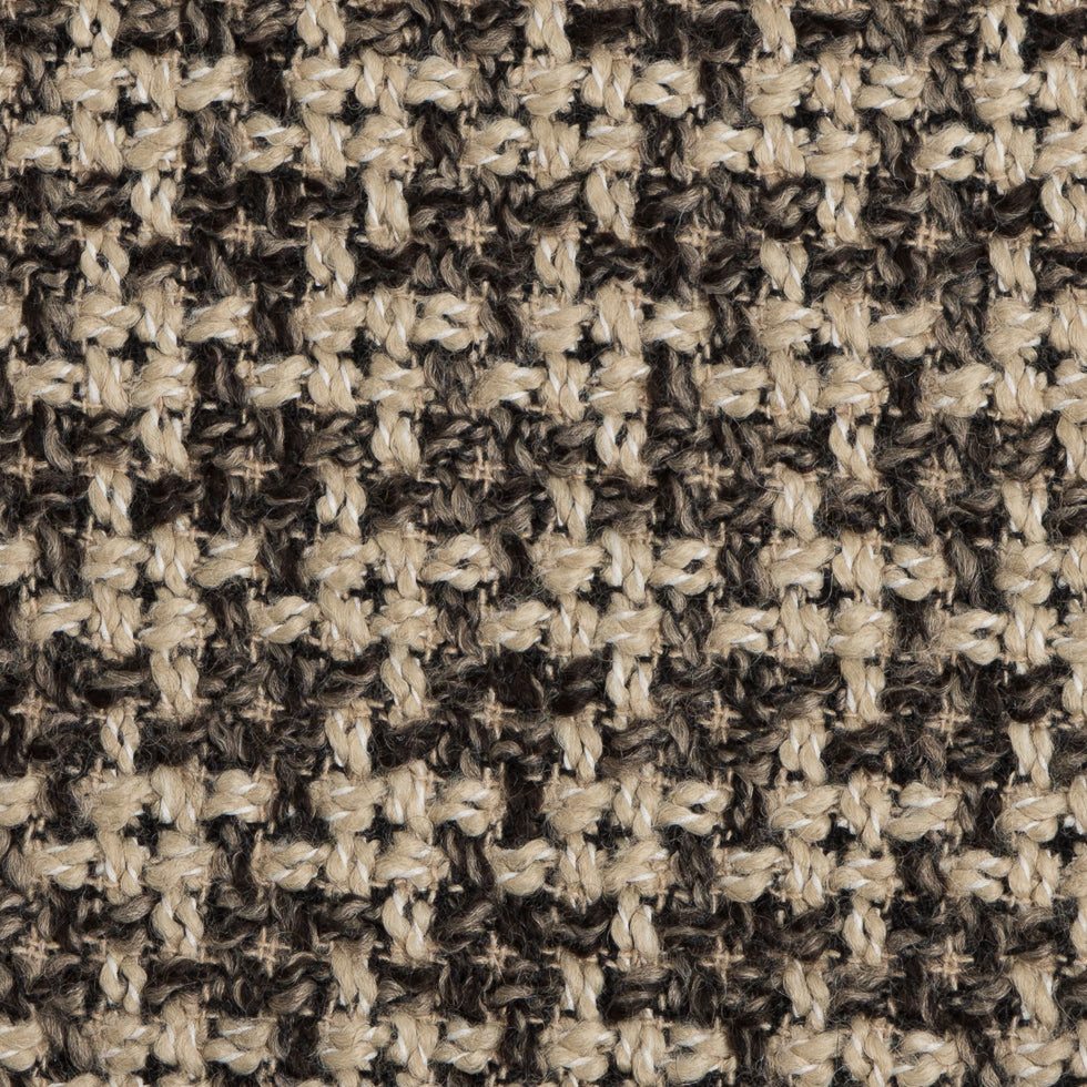 Natural/Black Checked Blended Wool Woven - Joann Fabrics
