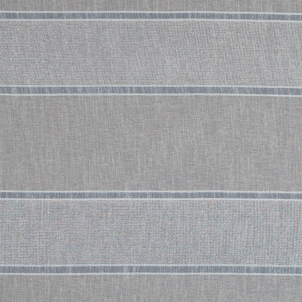 Natural and Metallic Silver Awning Striped Drapery Sheer - Joann Fabrics